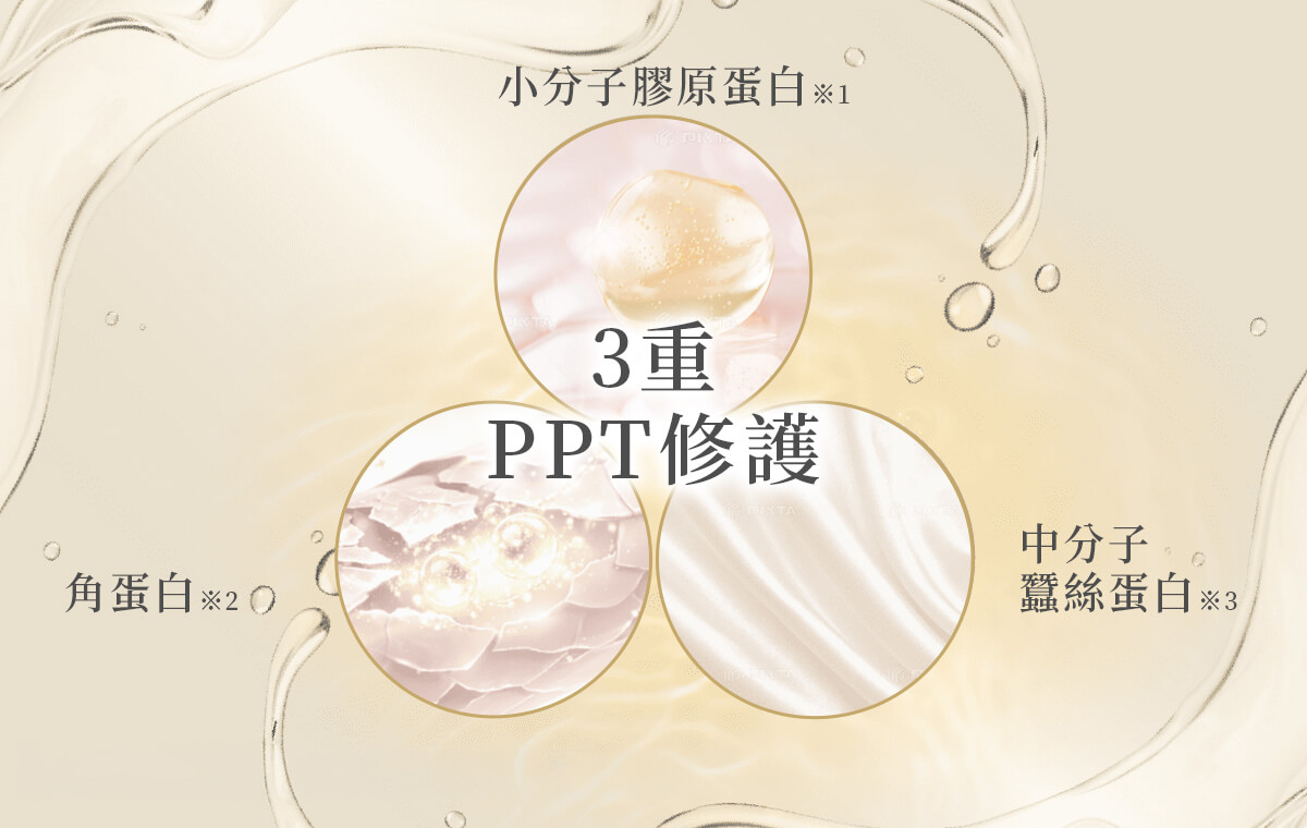 玻尿酸保濕修護示意